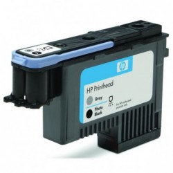 HP oryginalny głowica drukująca C9380A, HP 72, grey/black, HP Designjet T1100, T770 - 3