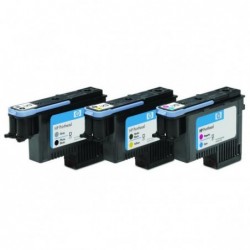 HP oryginalny głowica drukująca C9380A, HP 72, grey/black, HP Designjet T1100, T770 - 4