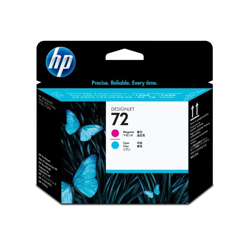HP oryginalny głowica drukująca C9383A, HP 72, magenta/cyan, HP Designjet T1100, T770 - 1
