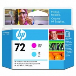 HP oryginalny głowica drukująca C9383A, HP 72, magenta/cyan, HP Designjet T1100, T770 - 2