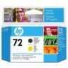 HP oryginalny głowica drukująca C9384A, HP 72, matte black/yellow, HP Designjet T1100, T770 - 2