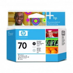HP oryginalny głowica drukująca C9407A, HP 70, photo black/light grey, HP Photosmart Pro B9180, Designjet Z2100, Z3100 - 1