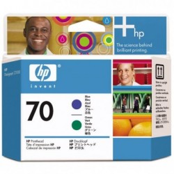 HP oryginalny głowica drukująca C9408A, HP 70, blue/green, HP DesignJet Z3100 - 1