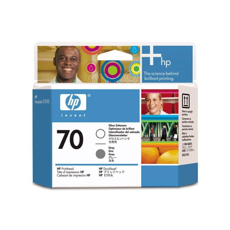 HP oryginalny głowica drukująca C9410A, HP 70, grey, HP DesignJet Z3100 - 1