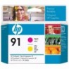 HP oryginalny głowica drukująca C9461A, HP 91, magenta/yellow, HP DesignJet Z6100 - 1