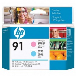 HP oryginalny głowica drukująca C9462A, HP 91, light cyan/light magenta, HP DesignJet Z6100 - 1