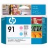 HP oryginalny głowica drukująca C9462A, HP 91, light cyan/light magenta, HP DesignJet Z6100 - 1