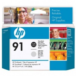 HP oryginalny głowica drukująca C9463A, HP 91, photo black/light grey, HP DesignJet Z6100 - 1