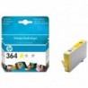 HP oryginalny ink / tusz CB320EE, HP 364, yellow, 300s, HP Photosmart B8550, C5380, D5460 - 2
