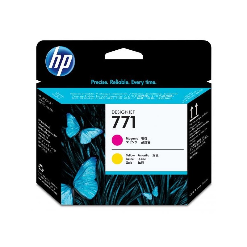 HP oryginalny głowica drukująca CE018A, HP 771, magenta/yellow, HP HP Designjet Z6200, Z6600, Z6800 - 1
