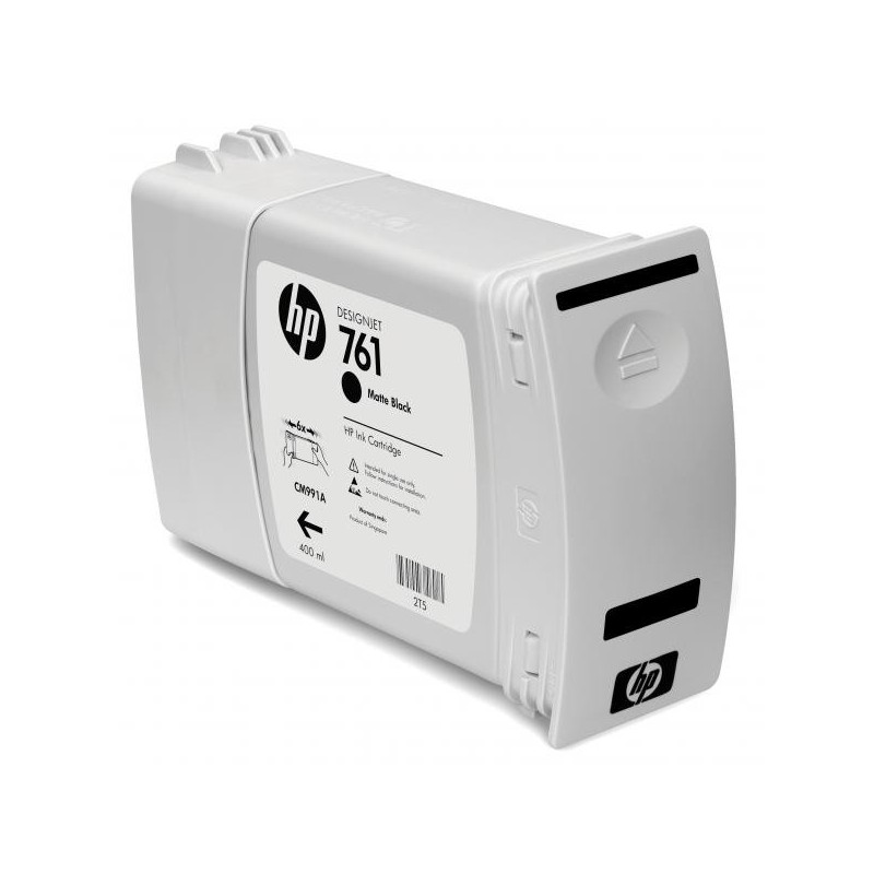 HP oryginalny ink / tusz CM991A, matte black, 400ml, HP 761, HP DesignJet T7100 - 1