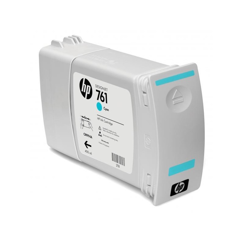 HP oryginalny ink / tusz CM994A, cyan, 400ml, HP 761, HP DesignJet T7100 - 1