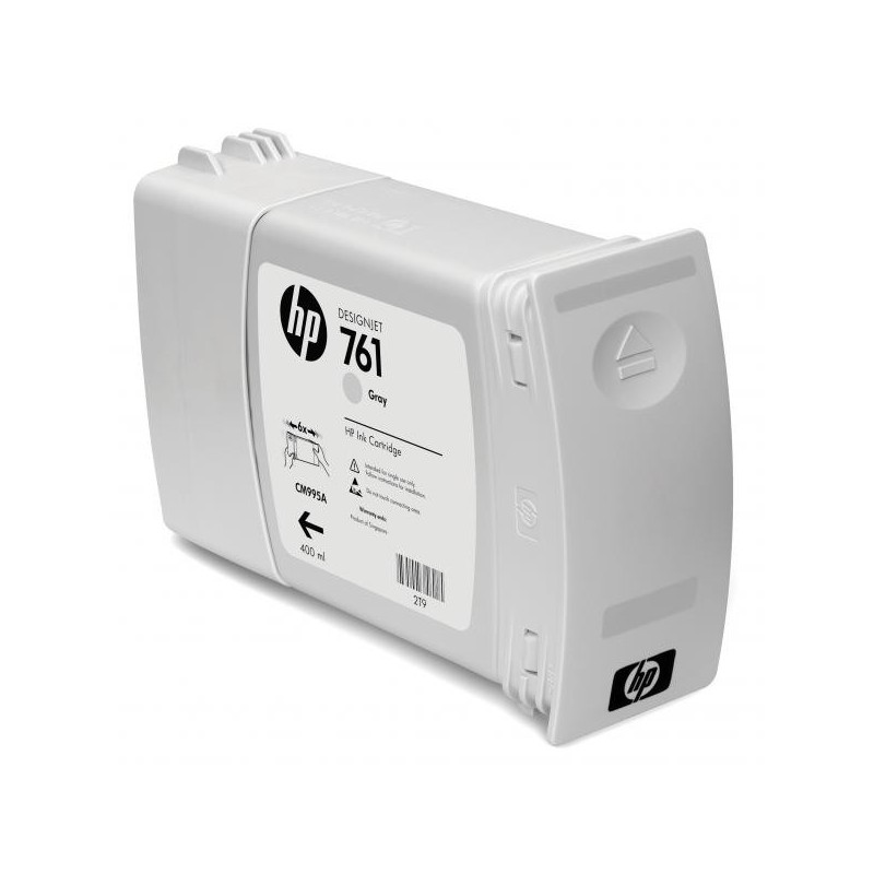 HP oryginalny ink / tusz CM995A, grey, 400ml, HP 761, HP DesignJet T7100, T7200 - 1