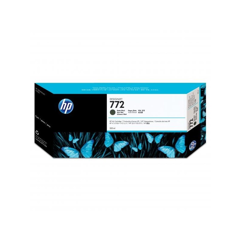 HP oryginalny ink / tusz CN635A, matte black, 300ml, HP 772, HP - 1