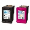 HP oryginalny ink / tusz CN637EE, HP 300, black/color, 2 x 200s, 2x4ml, HP 2-pack + paper HP Deskjet F4500 - 2