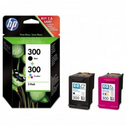 HP oryginalny ink / tusz CN637EE, HP 300, black/color, 2 x 200s, 2x4ml, HP 2-pack + paper HP Deskjet F4500 - 3
