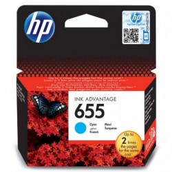 HP oryginalny ink / tusz CZ110AE, HP 655, cyan, 600s, HP Deskjet Ink Advantage 3525, 5525, 6525, 4615 e-AiO - 1