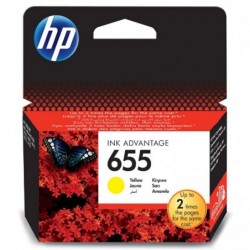 HP oryginalny ink / tusz CZ112AE, HP 655, yellow, 600s, HP Deskjet Ink Advantage 3525, 5525, 6525, 4615 e-AiO - 1