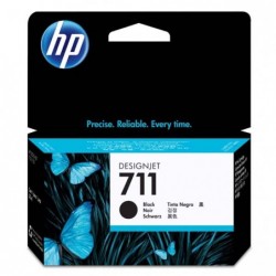 HP oryginalny ink / tusz CZ129A, HP 711, black, 38ml, HP DesignJet T120, T520 - 1