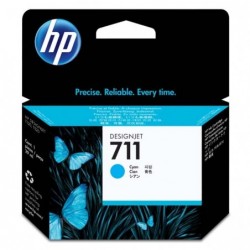 HP oryginalny ink / tusz CZ130A, HP 711, cyan, 29ml, HP DesignJet T120, T520 - 1