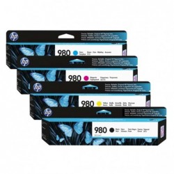 HP oryginalny ink / tusz D8J07A, HP 980, cyan, HP HP OfficeJet Enterprise X585, X555 - 2