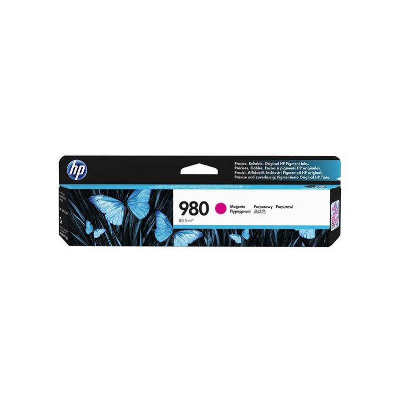 HP oryginalny ink / tusz D8J08A, HP 980, magenta, HP HP OfficeJet Enterprise X585, X555 - 1