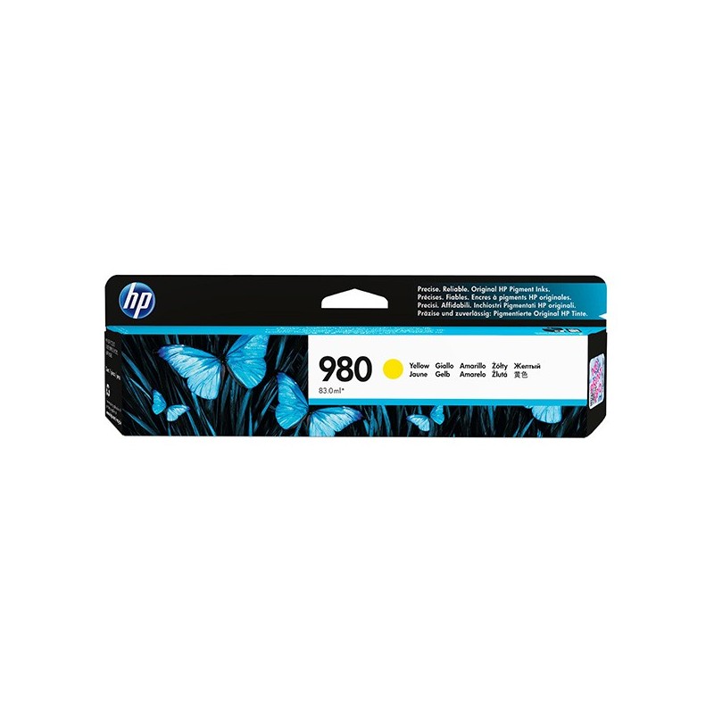 HP oryginalny ink / tusz D8J09A, HP 980, yellow, HP HP OfficeJet Enterprise X585, X555 - 1