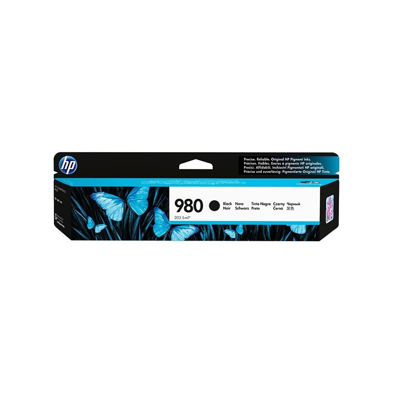 HP oryginalny ink / tusz D8J10A, HP 980, black, HP HP OfficeJet Enterprise X585, X555 - 1
