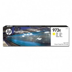 HP oryginalny ink / tusz F6T83AE, HP 973X, yellow, 7000s, 82ml, HP PageWide Pro 452, Pro 477 - 1