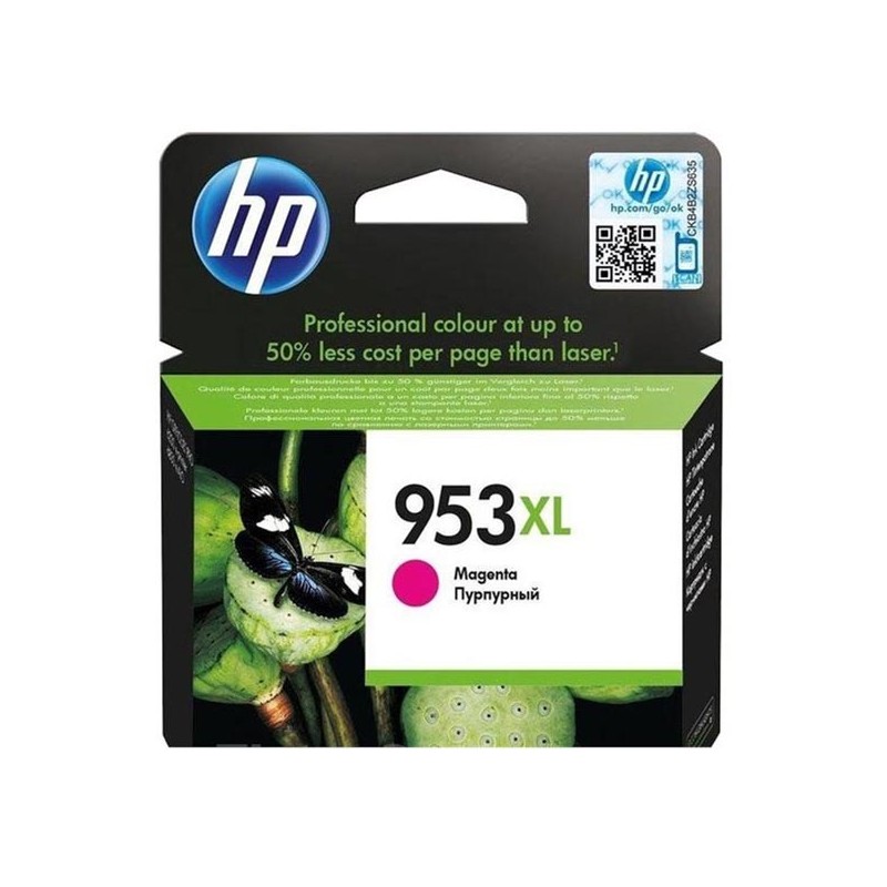 HP oryginalny ink / tusz F6U17AE, HP 953XL, magenta, 1600s, 20ml, high capacity, HP OfficeJet Pro 8218,8710,8720,8730,8740 - 1