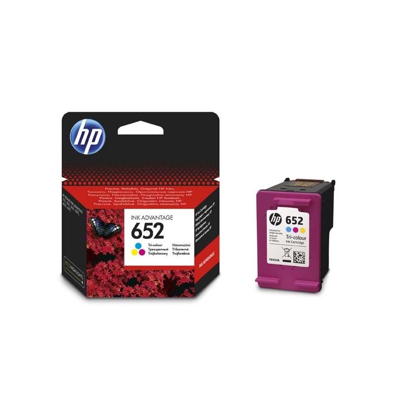 HP oryginalny ink / tusz F6V24AE, HP 652, color, 200s, HP DeskJet IA 4530, 4535, 4675, 1115, 2135, 3635 - 1