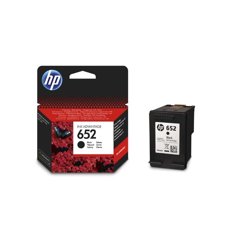 HP oryginalny ink / tusz F6V25AE, HP 652, black, 360s, HP DeskJet IA 4530, 4535, 4675, 1115, 2135, 3635 - 1