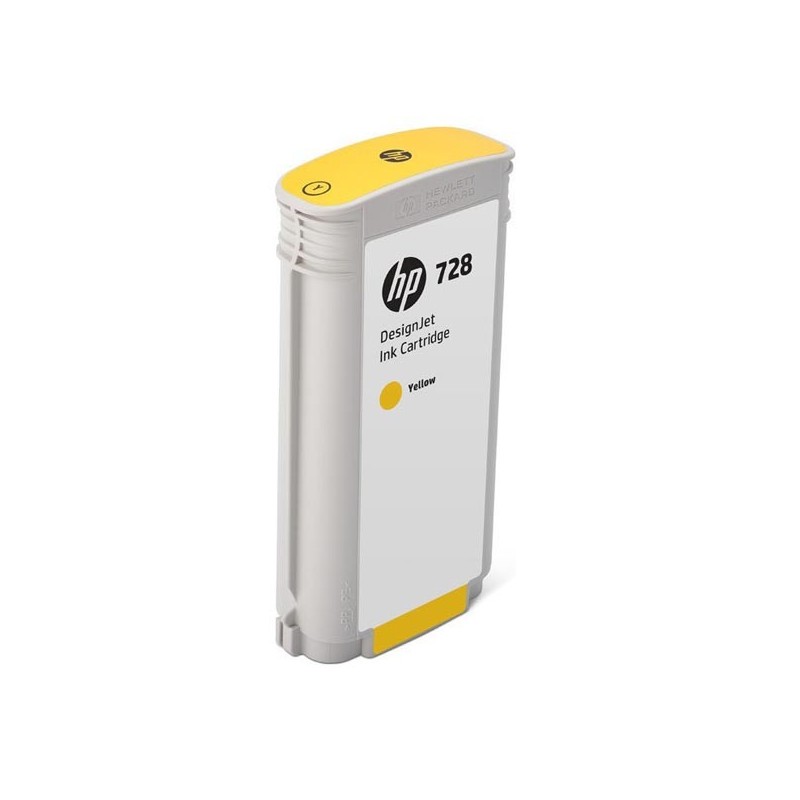 HP oryginalny ink / tusz F9J65A, HP 728, yellow, 130ml, HP DesignJet T730, DesignJet T830, DesignJet T830 MFP - 1