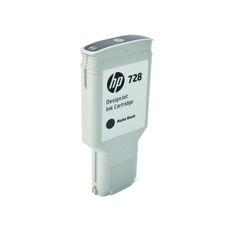 HP oryginalny ink / tusz F9J68A, HP 728, matte black, 300ml, HP DesignJet T730, DesignJet T830, DesignJet T830 MFP - 1