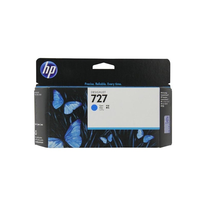 HP oryginalny ink / tusz F9J76A, HP 727, cyan, 300ml, HP DesignJet T1530,T2530,T930,T1500,T2500,T920 - 1