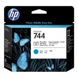 HP oryginalny głowica drukująca F9J86A, HP 744, photo black/cyan, HP DesignJet Z5600, DesignJet HD Pro MFP - 1