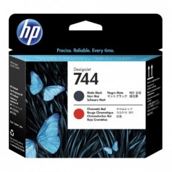 HP oryginalny głowica drukująca F9J88A, HP 744, matte black/chromatic red, HP DesignJet Z5600, DesignJet HD Pro MFP - 1