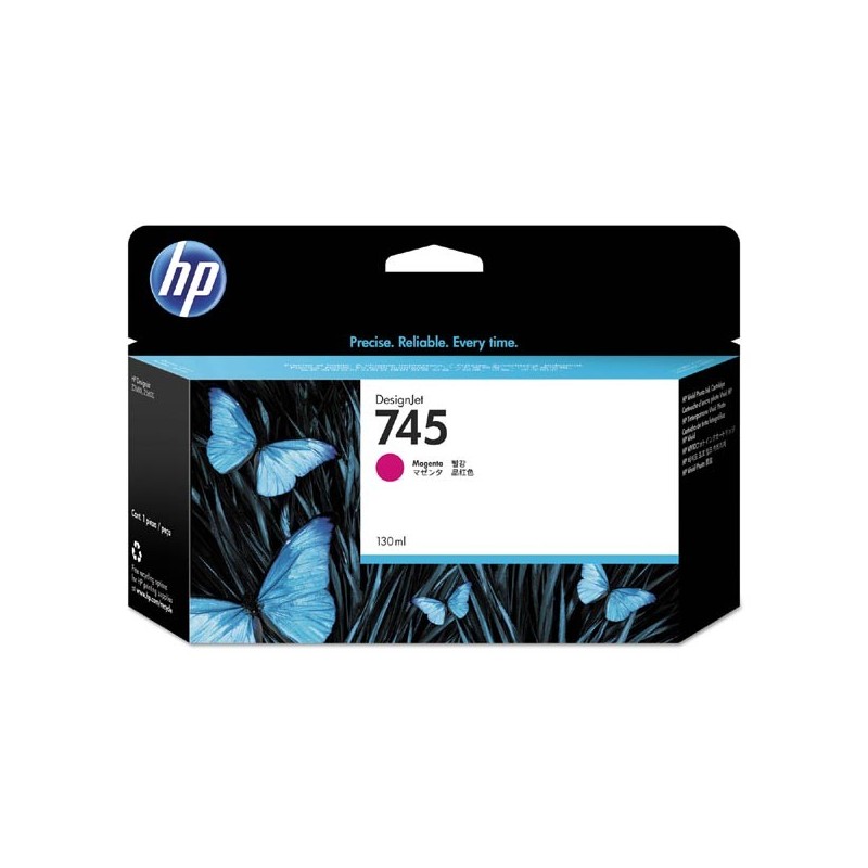 HP oryginalny ink / tusz F9J95A, HP 745, magenta, 130ml, HP DesignJet HD Pro MFP, DesignJet Z2600, Z5600 - 1