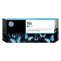 HP oryginalny ink / tusz F9K03A, HP 745, cyan, 300ml, HP DesignJet HD Pro MFP, DesignJet Z2600, Z5600 - 1