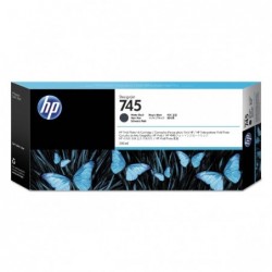 HP oryginalny ink / tusz F9K05A, HP 745, matte black, 300ml, HP DesignJet HD Pro MFP, DesignJet Z2600, Z5600 - 1