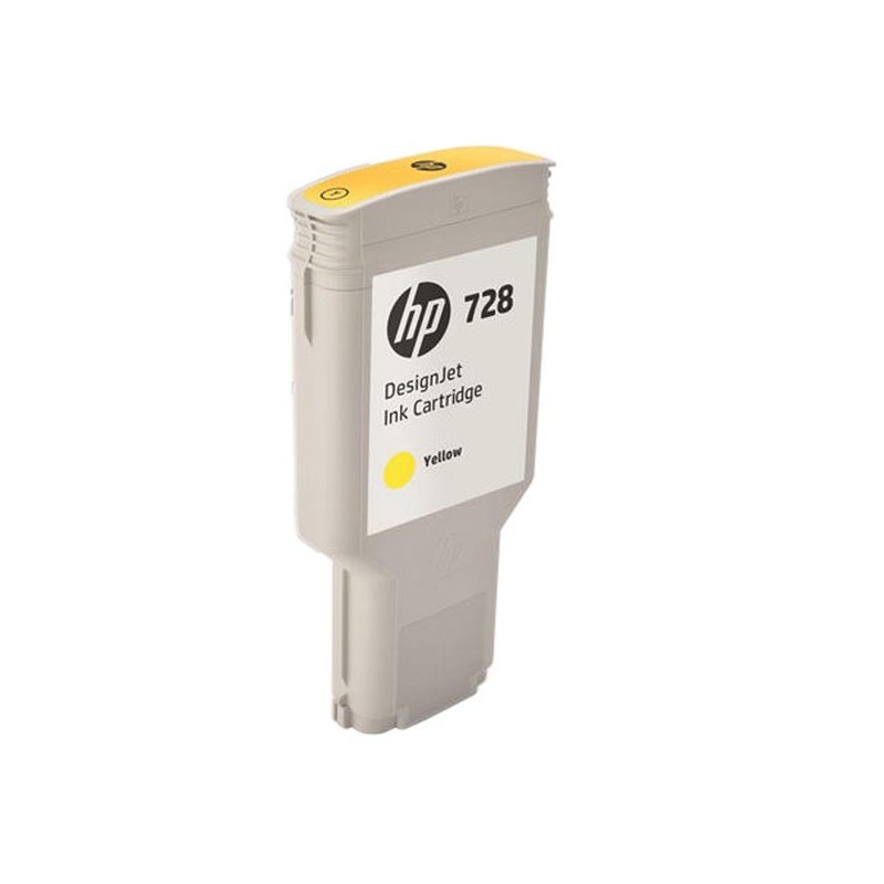 HP oryginalny ink / tusz F9K15A, HP 728, yellow, 300ml, HP DesignJet T730, T830 - 1