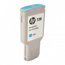 HP oryginalny ink / tusz F9K17A, HP 728, cyan, 300ml, HP DesignJet T730, T830 - 1