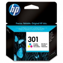 HP oryginalny ink / tusz CH562EE, HP 301, color, 165s, HP HP Deskjet 1000, 1050, 2050, 3000, 3050 - 1