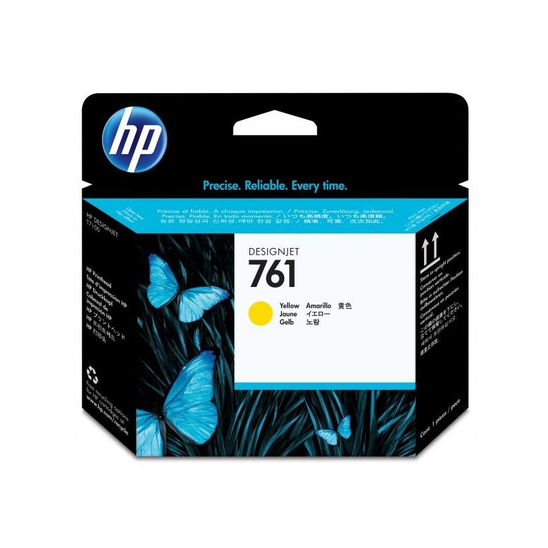 HP oryginalny głowica drukująca CH645A, yellow, HP 761, HP DesignJet T7100 - 1