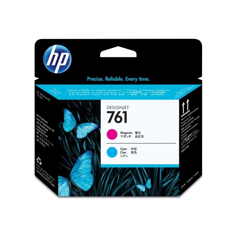 HP oryginalny głowica drukująca CH646A, magenta/cyan, HP 761, HP DesignJet T7100 - 1