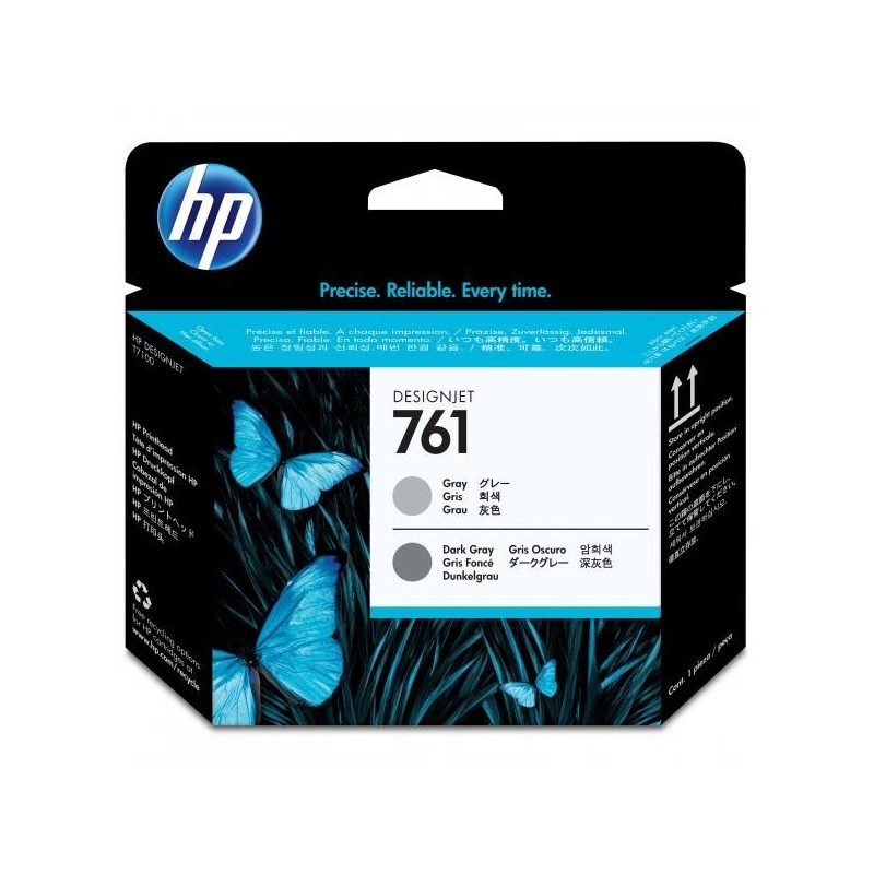 HP oryginalny głowica drukująca CH647A, grey, HP 761, HP DesignJet T7100 - 1