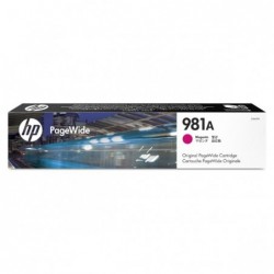 HP oryginalny ink / tusz J3M69A, HP 981A, magenta, 6000s, 70ml, HP PageWide Enterprise Color 556, MFP 586 - 1