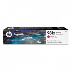 HP oryginalny ink / tusz L0R10A, HP 981X, magenta, 10000s, 114.5ml, high capacity, HP PageWide MFP E58650, 556, Flow 586 - 1