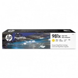 HP oryginalny ink / tusz L0R11A, HP 981X, yellow, 10000s, 114.5ml, high capacity, HP PageWide MFP E58650, 556, Flow 586 - 1