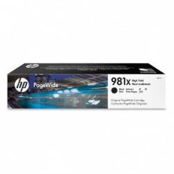 HP oryginalny ink / tusz L0R12A, HP 981X, black, 11000s, 194ml, high capacity, HP PageWide MFP E58650, 556, Flow 586 - 1